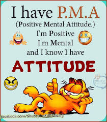 I Have P M A Positive Mental Attitude I M Positive I M Mental And I Know I Have Attitude Garfield Qu In 2020 Garfield Quotes Funny Quotes Positive Mental Attitude