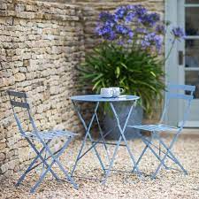 Bistro Tables Our Pick Of The Best Ideal Home Outdoor Bistro Set Metal Garden Table Patio