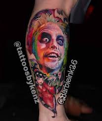 Beetlejuice collaboration tattoos