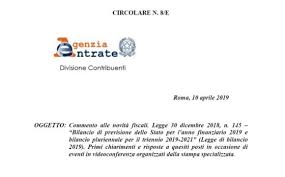 Programs by agenzia delle entrate. Da Agenzia Entrate Circolare Scogli Dubbi Su Detrazioni Deduzioni Incentivi Per Il 2019 Serramenti Design E Componenti