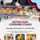 Nutrition Cooking Class sponsored by Diabetes event image