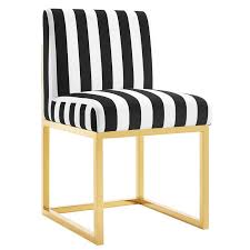 Demanding Immediate Attention The Fabulous Design Of Their Chair Is Sure To Add Glam To Any Room Sumptuous Ve Velvet Chair Striped Chair Velvet Dining Chairs