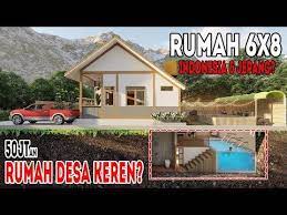 Desain Rumah Di Desa 6x8 Dengan 4kamar Tidur Konsep Indonesia Jepang Youtube Rumah Desain Rumah Rumah Pedesaan