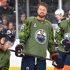 The latest stats, facts, news and notes on adam larsson of the edmonton oilers Adam Larsson 6 Autographed 2018 19 Edmonton Oilers Pre Game Warm Up Worn Canadian Armed Forces Camouflage Jersey Nhl Auctions