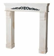 Manteau de cheminee decoratif blanc maisons du monde manteau de cheminee decorative decoration cheminee manteau de cheminee. Console De Cheminee Decorative Dummy Bois Style Maison Campagne Manteau Ebay
