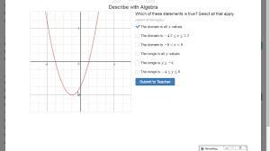 Finding Domain Range Desmos Solutions Youtube