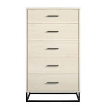 Shop for tall drawers at bed bath & beyond. Kelly 5 Drawer Dresser Ivory Oak Novogratz Target