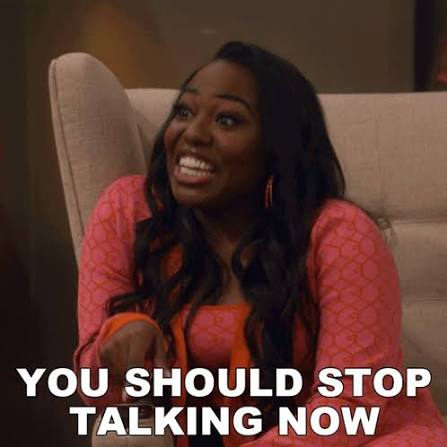 Just Stop Talking GIFs | Tenor