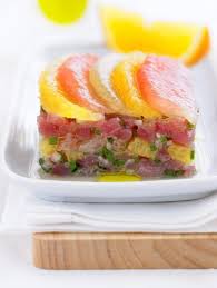 Recette Tartare De Thon Frais Aux Agrumes Recette Recette Tartare De Thon Recette Tartare De Thon