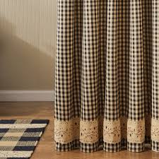 Black And Tan Shower Curtains Gingham Berry Black Shower Curtain Piper Classics Black Shower Curtains Black Shower Curtains