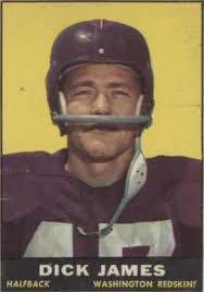 1961 Topps Dick James #124 for sale