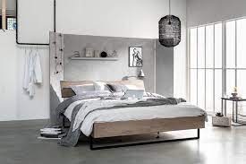 bedframe balance raw bedkader industriele slaapkamer slaapkamermeubels