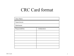 Crc cards for atm example. Crc Cards Class Responsibility Collaborator Ppt Download