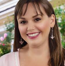 Teapot Earrings, Rose Beads With Pink Crystals, for Pierced and Non Pierced  Ears