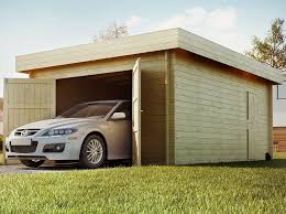 Garage Bois Toit Plat Deauville 17m2