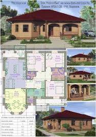 проекты одноэтажных домов с мансардой и гаражом скачать бесплатно Proekty Domov Ot Evgeniya Moroza 061 08 Proekt Odnoetazhnogo Doma Iz Kirpicha S Erkerom 144 3m2 Odnoetazhnye Doma Proekty Domov Dom