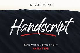 Click on the next picture to preview this font with another text Handscript 287346 Script Font Bundles Brush Font Creative Fonts Script