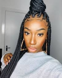 Styling your braids doesn't always require an updo. The Complete Guide To Box Braid Sizes Un Ruly