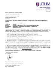 Teknologi maklumat (information technology) atau it dan teknologi maklumat dan komunikasi (information and communication technology) atau ict merupakan teknologi yang diperlukan untuk pemprosesan data. Application Letter Irfan Pdf Uthm Phi 100 14 2 5 1 Jld 128 44 21 Jan 2019 Dz One Engineering Works Sdn Bhd Pt 11290 Taman Industri Paka 23100 Paka Course Hero