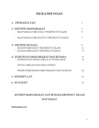 Maybe you would like to learn more about one of these? Doc Konsep Masyarakat Dan Budaya Menurut Islam Dan Barat Aishah Mohd Rani Academia Edu