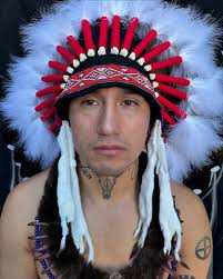 Justin Grinnell “Brings The Whistle”, MHA Nation, captured in the historic  wet plate collodion process of silver