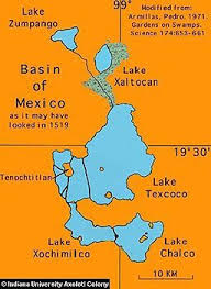 Map Of Mexico Where Axylotlts Thrive Tiger Salamander Axolotl Mexico Map
