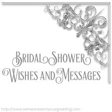 Example of thank you note for the host or hostess. Bridal Shower Wishes And Messages Someone Sent You A Greeting
