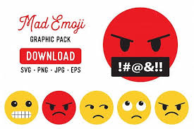 Mad emoji yellow white grr gr grrr. Angry Emoji Png Clipart Pack Emoji Graphic Bundle 288136 Illustrations Design Bundles Angry Emoji Emoji Clipart Emoji