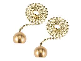 Printed these from glow in the dark pla. 12 Inch Brass Pull Chain Ornaments Decorative Ball Pendant For Ceiling Fan Light Pack Of 2 Newegg Com