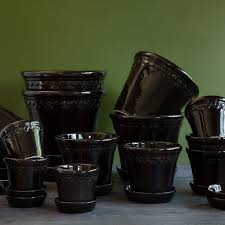 Great product!wenmooi purchased three ingefara pots recently. Buy Bergs Potter Copenhagen Glazed Plant Pot And Saucer Black 14cm Amara