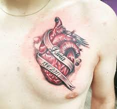 In today's time, people have become more open towards visibility of tattoos. 50 Sacred Heart Tattoos For Guys 2021 Broken Bleeding Crying