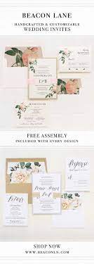 Bundled Wedding Invitations Beacon Lane Wedding Invitations Wedding Invitations Wedding Invitations Diy Blush Wedding Invitations