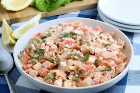 Easiest crab cucumber kani salad recipe you will find. Deli Style Crab Salad Love Bakes Good Cakes