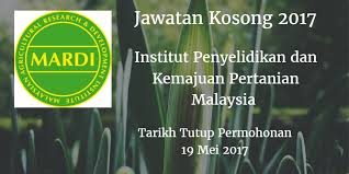 Permohonan upu secara online untuk kemasukan ke universiti awam (ua) & politeknik premier bagi sesi akademik 2017/2018, dan permohonan kemasukan ke politeknik konvensional/metro, kolej komuniti & institut latihan kemahiran awam (ilka) bagi ambilan tahun 2017. Institut Penyelidikan Dan Kemajuan Pertanian Malaysia Jawatan Kosong Mardi 29 Mei 2017 Inimajalah Com