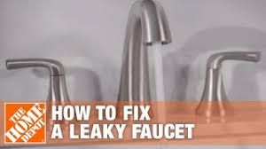 If your sink handle is loose and the faucet is a kohler, all you have to do is look carefully for it and tighten it. How To Fix A Leaky Faucet The Home Depot