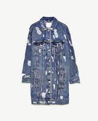 Pantalon kaki femme veste jean look décontracté mode automne hiver mode hivernale looks femme beaux vêtements mode féminine tenues mode. Image 8 Of Long Denim Jacket From Zara Long Denim Jacket Long Denim Coat Denim Fashion