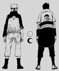 Naruto Sasuke White And Black Naruto Tattoo Naruto Vs Sasuke Naruto Shippuden Sasuke
