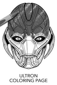 Including ultron, scarlet witch, quicksilver, thor, iron man, hawkeye, black widow. Avengers Ultron Coloring Page Disney Movies