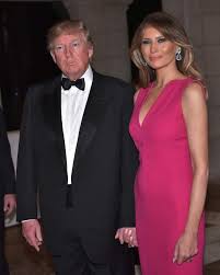 Photos Melania Trump S Hot Pink Red Cross Gala Ball Gown Heavy Com Trump Fashion Donald And Melania Trump Fashion