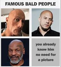 FAMOUS BALD PEOPLE you already know him no need for a picture