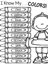 All images found here are believed to be in. Color Words Freebie Preschool Worksheets Teaching Colors Preschool Learning