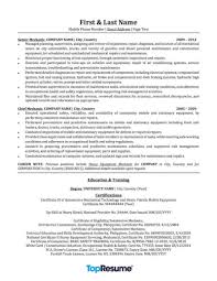 Mechanic Resume Sample Professional Resume Examples Topresume