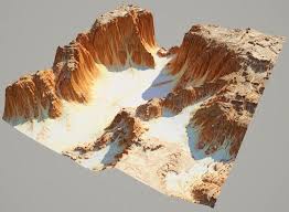 Detailed Canyon Model 3d Model Obj Fbx 1 Star Wars Concept Art Concept Art Southwest Art