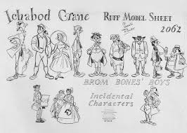 Legend Of Sleepy Hollow Characters From Master Animator Andreas Deja S Blog Deja View Disney Concept Art Legend Of Sleepy Hollow Character Design Animation