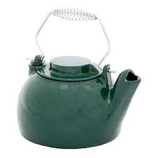 Porcelain Enamel Green Wood Stove Kettle Woodland Direct Wood Stove Kettle Iron Steamer