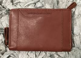 SPIKES & SPARROW Genuine Leather Brandy Zip Around Wallet Brand  New/Unused. | eBay