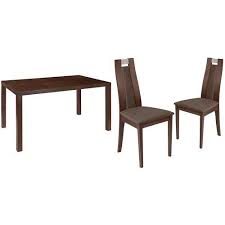 Flash Furniture Harlesden 5 Piece Walnut Wood Dining Table Set With Curved Slat Wood Dining Chairs Walnut Wood Dining Table Dining Table Setting Dining Chairs