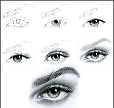 Karakalem Kas Cizimi Kademe Kademe Cok Iyi Abi Eye Drawing Eye Art Art Tutorials