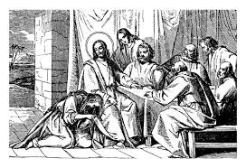 36 one of the pharisees asked jesus to eat with him, so jesus went into the pharisee's house and sat at the table. Jesus Feet Drawing Stock Illustrations 55 Jesus Feet Drawing Stock Illustrations Vectors Clipart Dreamstime
