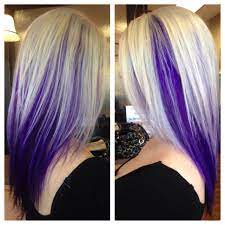 Blonde to pastel purple ombre. Pin On Hair Portfolio